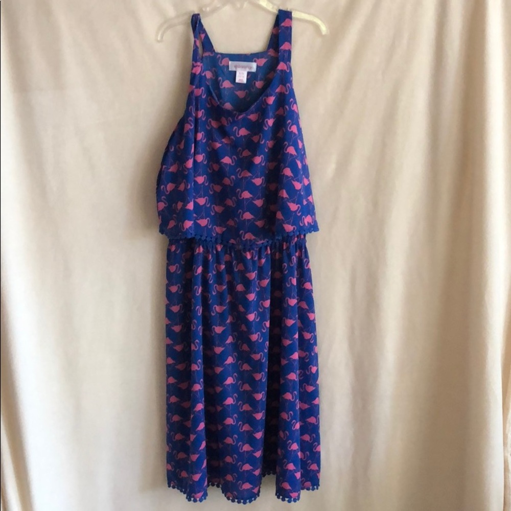 flamingo sundress, girls 14-16, $15